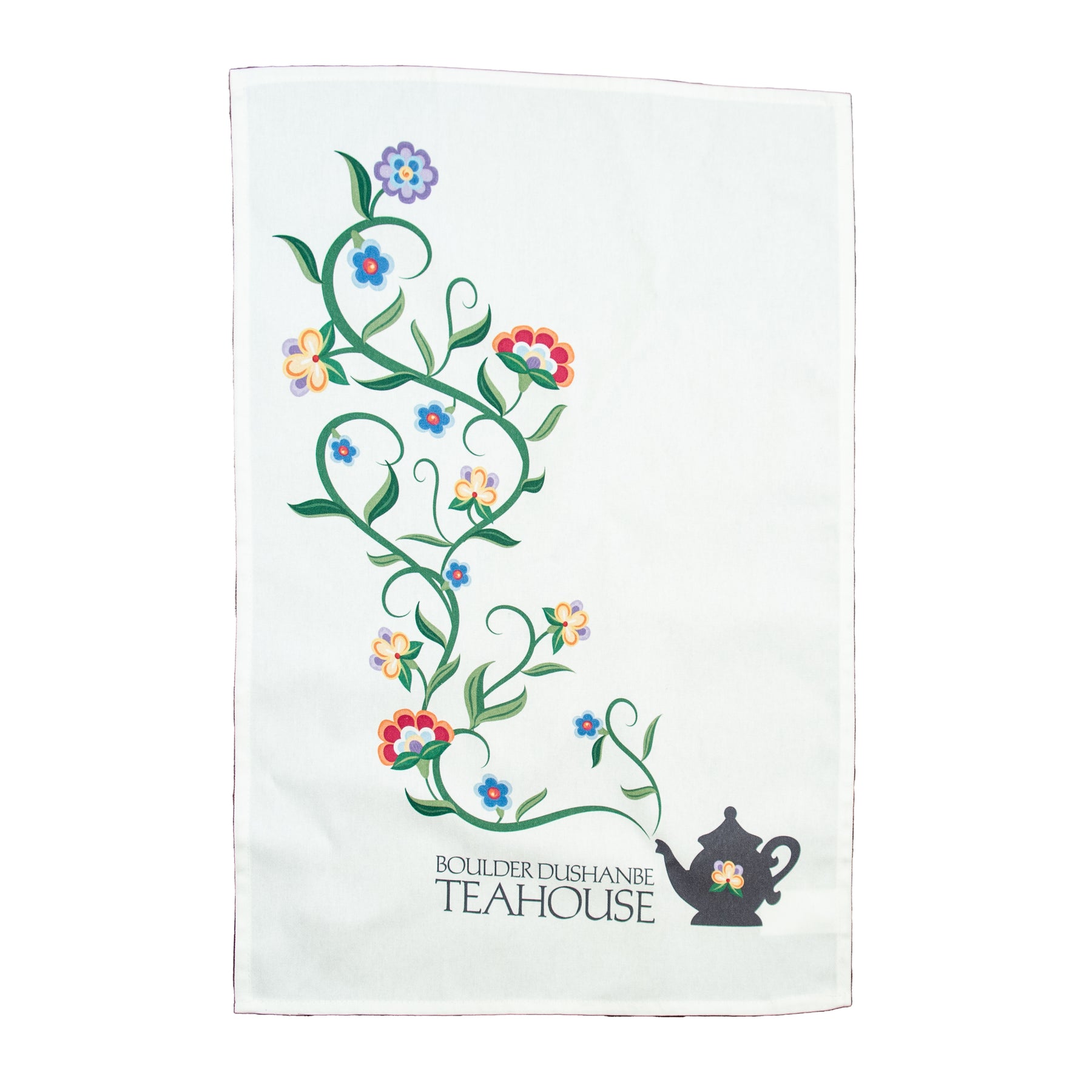 Boulder Dushanbe Teahouse Teapot Tea Towel